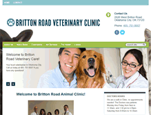 Tablet Screenshot of brittonroadveterinaryclinic.com